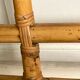 Vintage rattan and bamboo headboard