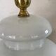 Vintage opaline lamp and brass 50 cm