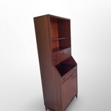 Italian wood and veneered mahogany bookcase, 1960s.