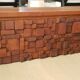 Solid oak bar chest paul evans style