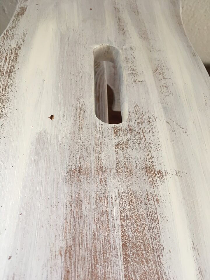 Wooden bench in the country spirit