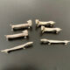 6 various animal knife holders in silver metal