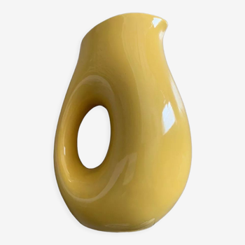 Carafe design rétro jaune soleil