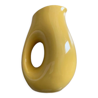 Carafe design rétro jaune soleil