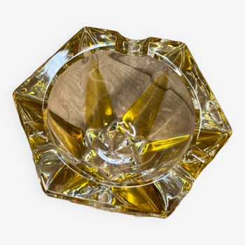 Art deco glass ashtray