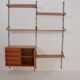 Modular Italian wall shelf, dating from the 60s