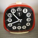 Vintage orange japy alarm clock