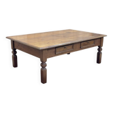 Teak coffee table with 2 drawers from the 1950s.