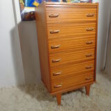 Vintage rag chest of drawers from the 60s