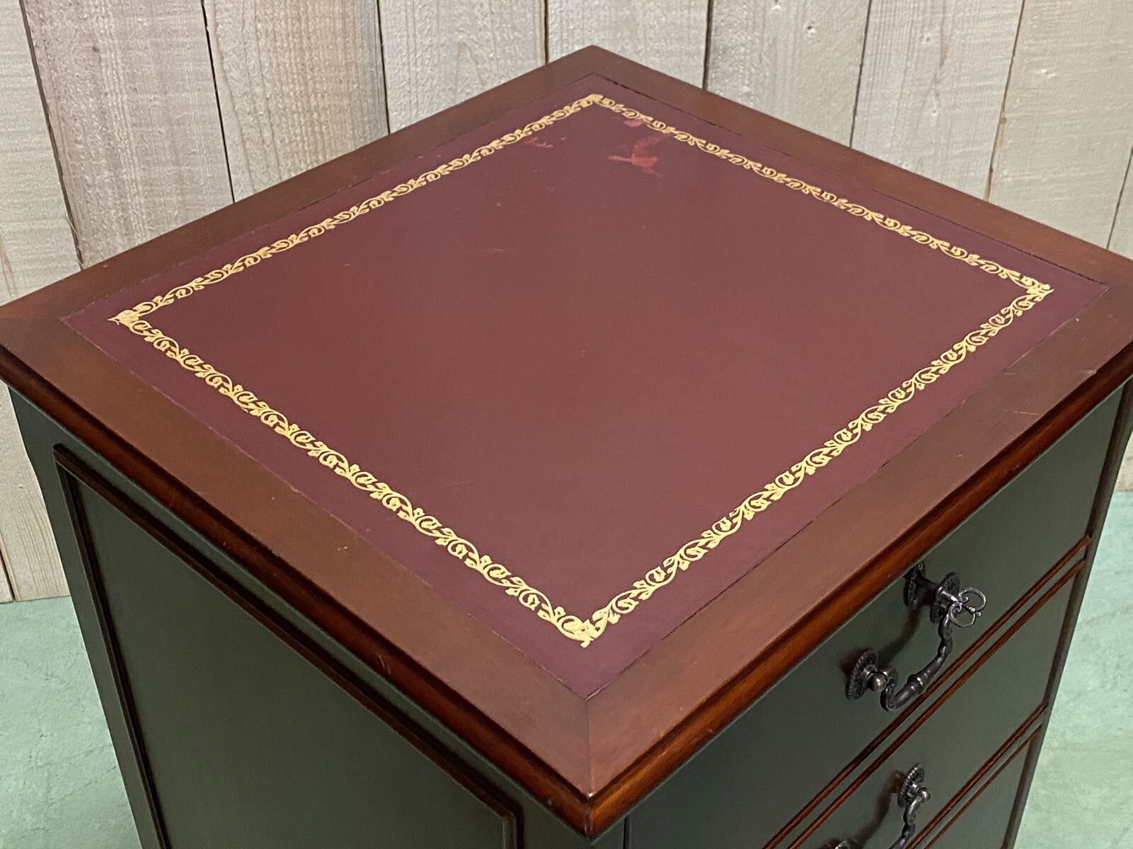 Mahogany filing cabinet 1950