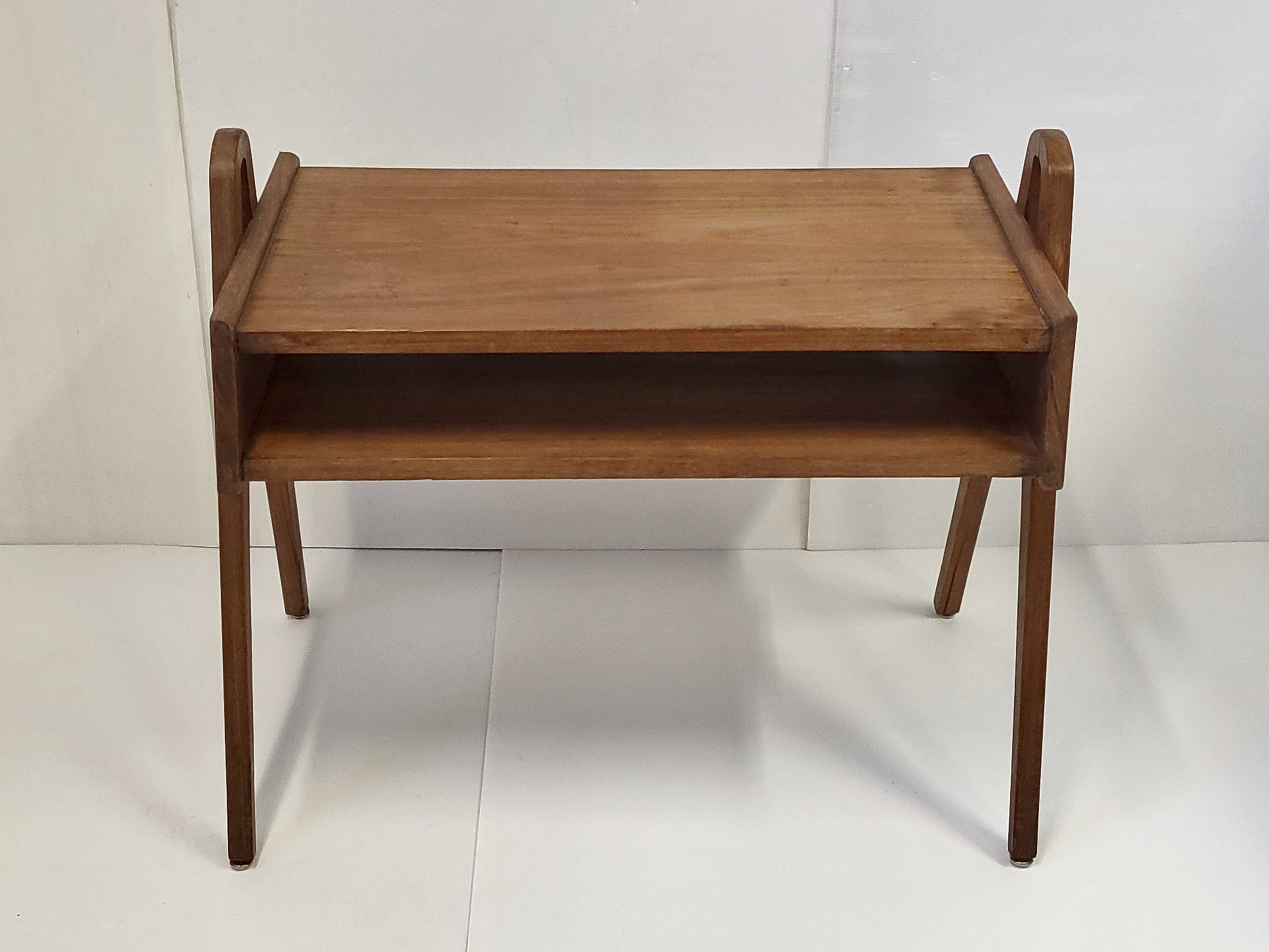 Vintage table 1950 compass feet