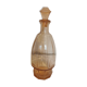 Art Deco glass carafe in amber colour.