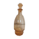 Art Deco glass carafe in amber colour.
