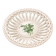 Mini Openwork Basket in Herend Porcelain "Apponyi Green" — Hungary, 19