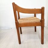 Pair of Carimate chairs by Vico Magistretti for Cassina 1960