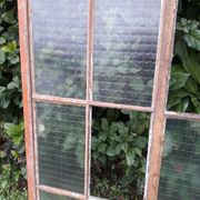 Window L107xH174 industrial curved metal glass roof frame reinforced glass
