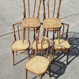 Set of 6 Bistro Chairs No. 56 Thonet