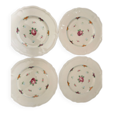 Assiettes plates faïences de longchamp