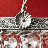 Old chandelier pampilles & chiseled metal