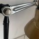 Lampe vintage 1950 industrielle Super Chrome champagne - 55 cm