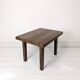Mid Century Table d'appoint en bois massif Vintage Banc de fleurs Tabouret de fleur Design danois Ta
