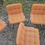 Yves Christin - Set of 8 chairs model STORM