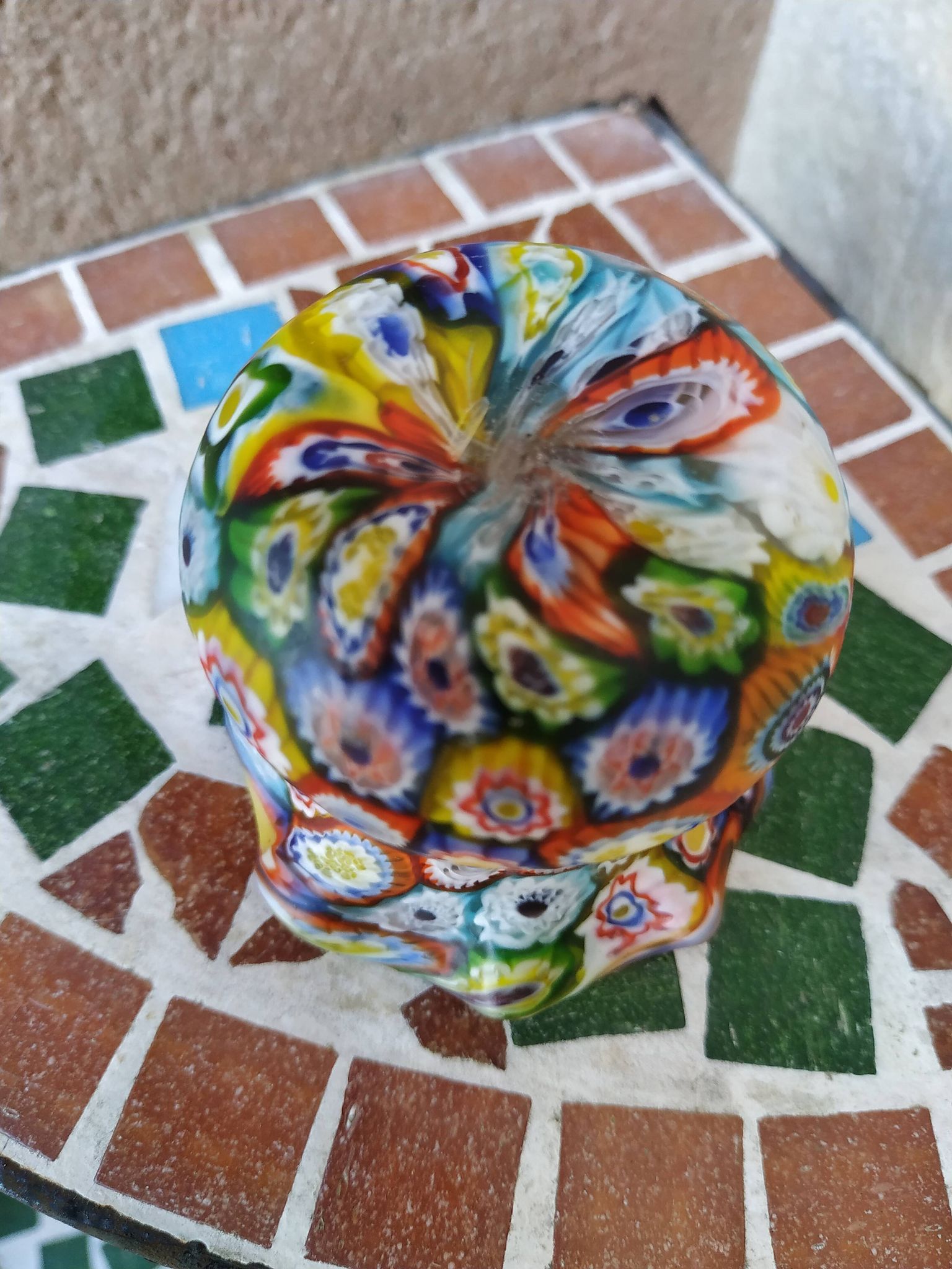 Millefiori vase from Murano