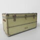 Aluminum clad chest, treasure chest