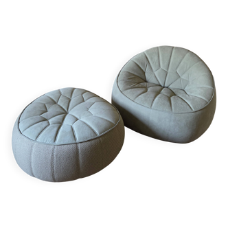 New ottoman armchair by cinna