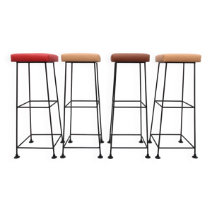 Ensemble de 4 tabourets - barre