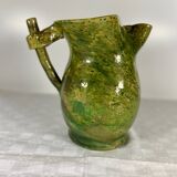 Glazed clay sangria pitcher