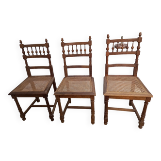 Antique cane chairs