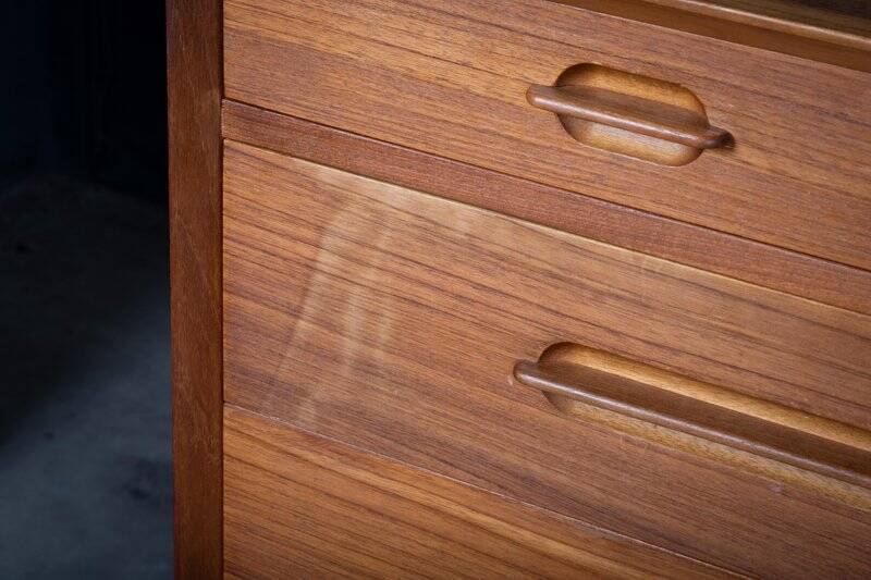Teak 7-Drawer Chest attributed to Ejvind A. Johansson, 1960s