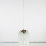 White opal pendant lamp by Peill and Putzler, 1970s, Germany