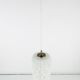Suspension en opale blanche par Peill et Putzler, 1970s, Allemagne