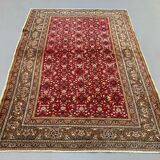 Vintage turkish rug 173x122 cm shabby carpet central anatolian medium