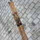 Vintage wooden skis pair L=193