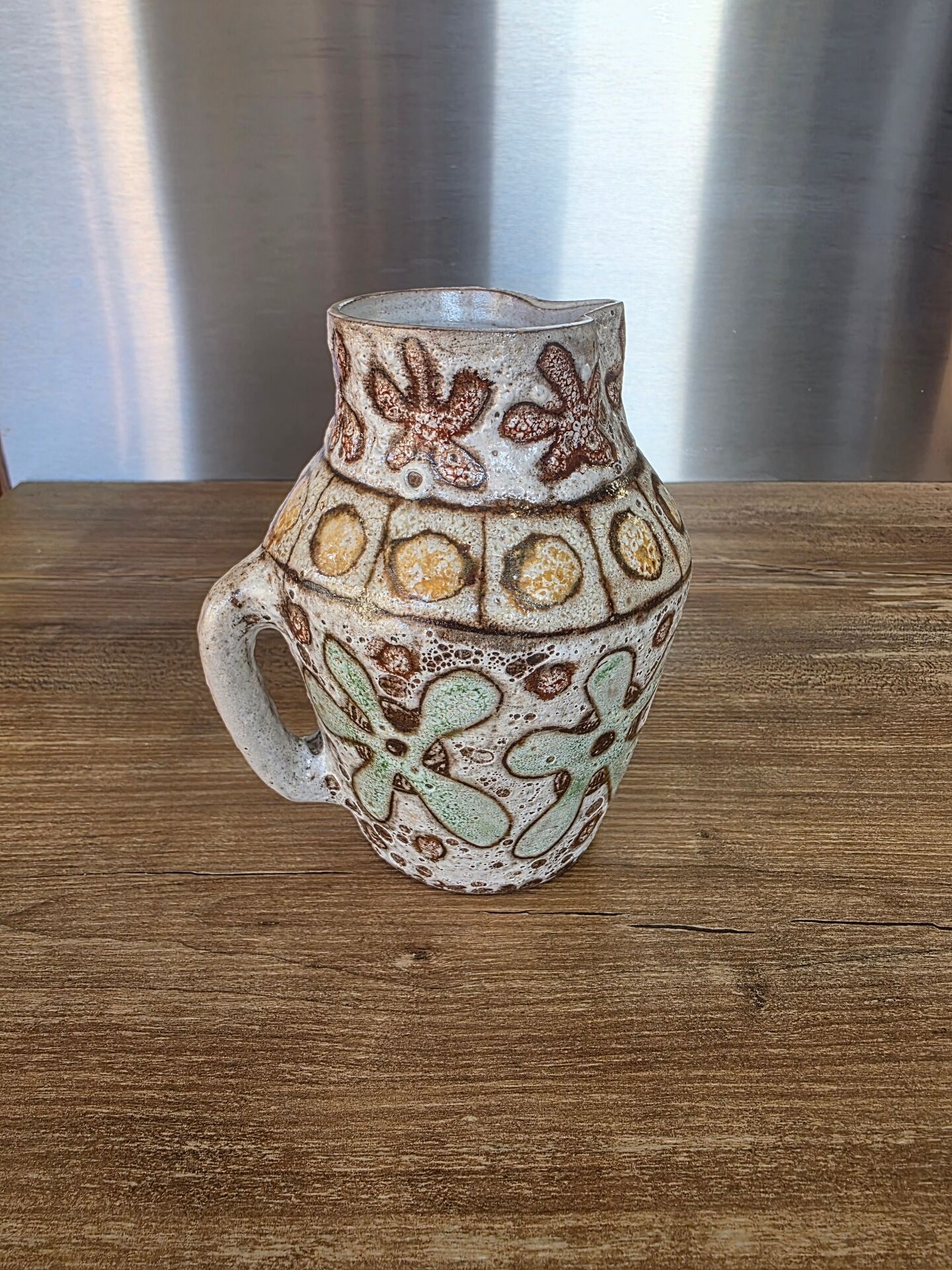 Small Ceramic Jug Vallauris Malarmey (Old Mill 1954-1957)