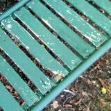 Folding garden bench