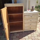 Asymmetrical vintage buffet