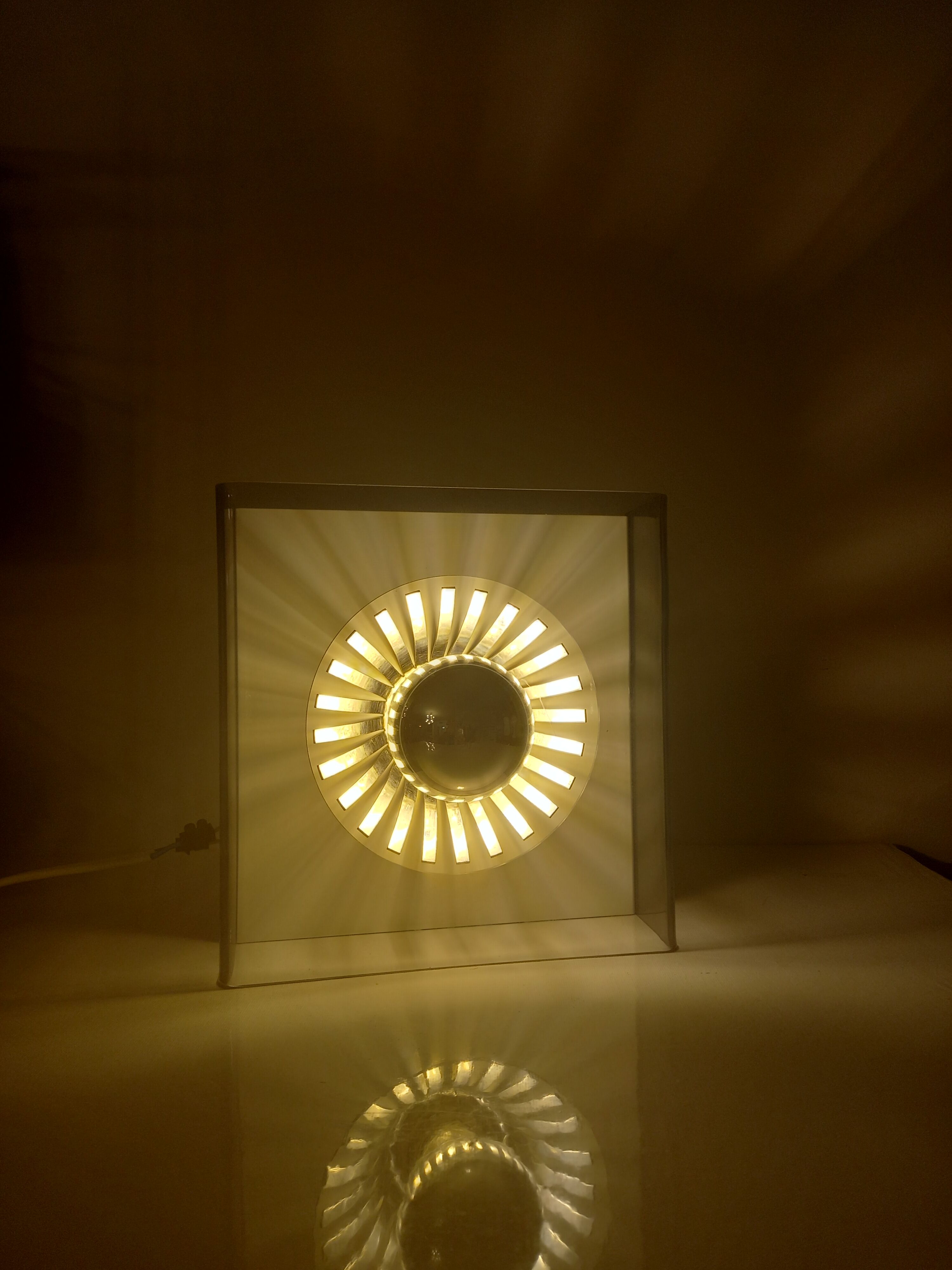 Vintage space age wall lamp