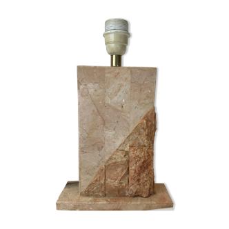 Travertine lamp