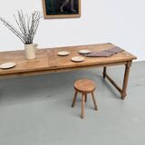 Table de ferme en hêtre XL
