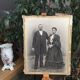 Antique, Great old photography, bourgeois couple, early twentieth, France