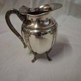 3-piece silver-plated metal coffee set