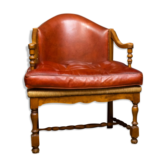 Vintage sheepskin armchair (Cuir de mouton)