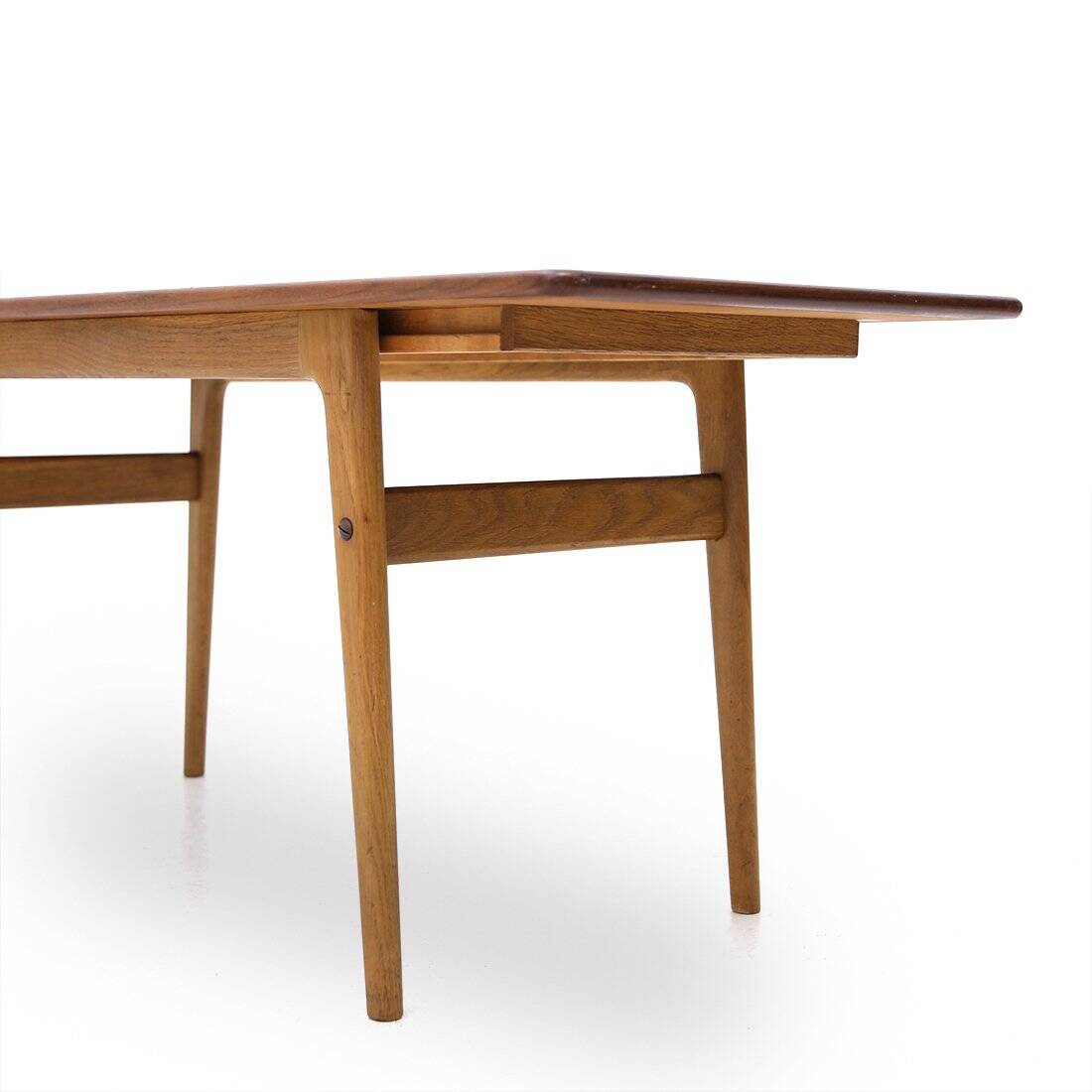 Swedish extendable teak table, 1950s