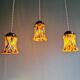 Murano glass pendant/lamp (4 available), Mid-century