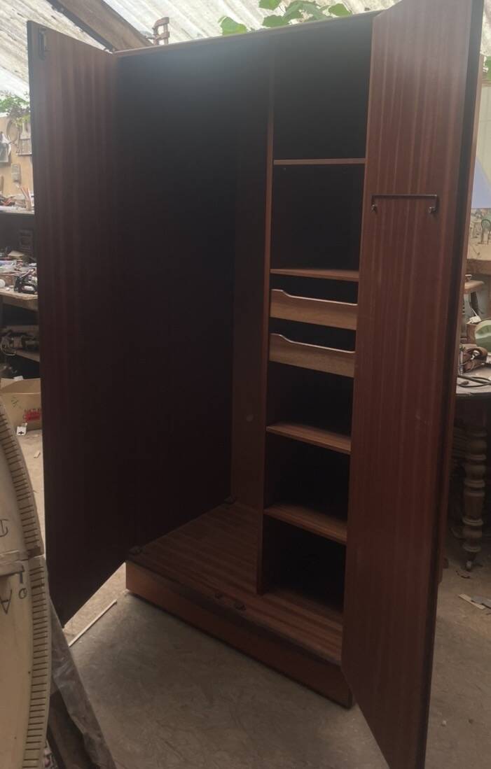 Vintage G-Plan wardrobe from the 1960s.