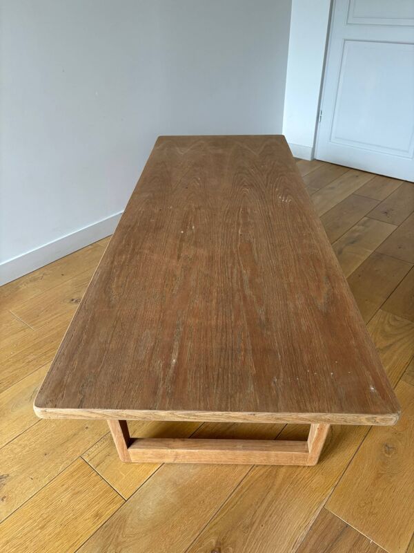 Table basse en chêne de Borge Mogensen - Danemark années 70
